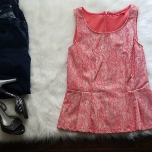 Elle peplum top